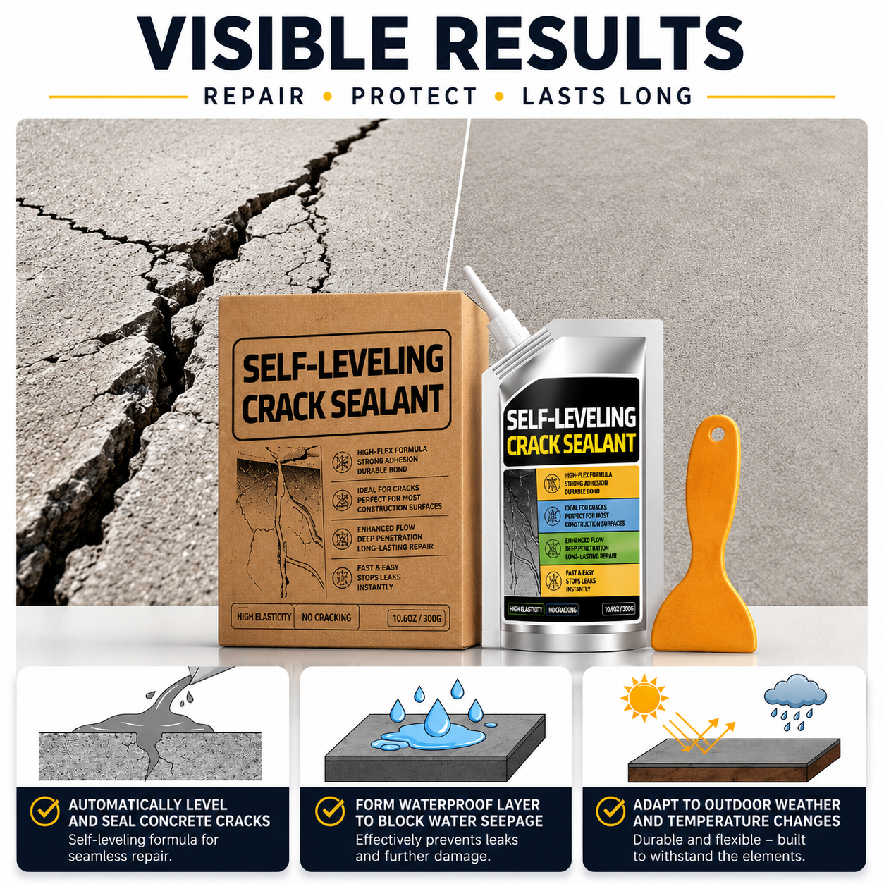 ⚡ Self-Leveling Crack Sealant — 3 Year Guarantee ✅
