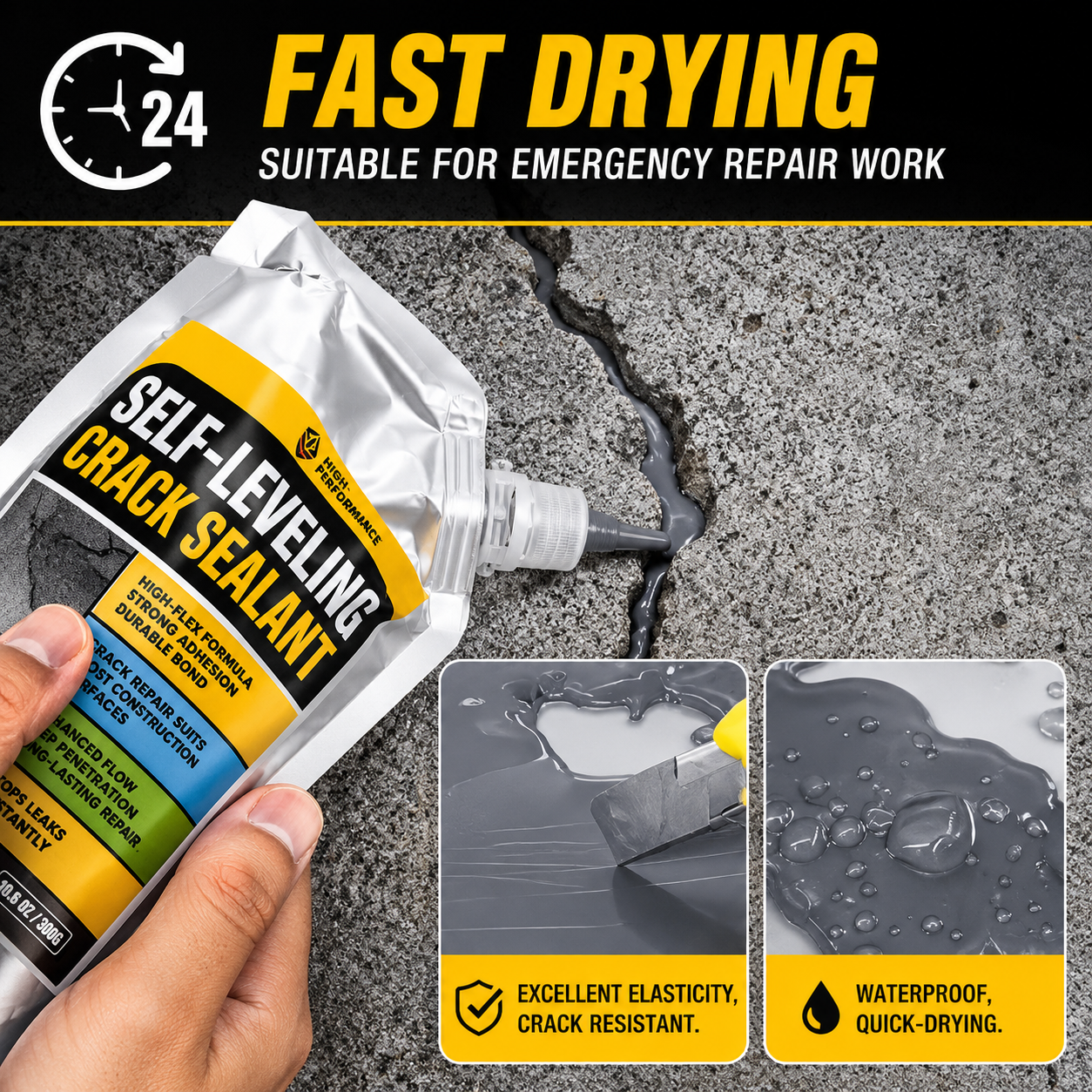 ⚡ Self-Leveling Crack Sealant — 3 Year Guarantee ✅